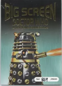 DOCTOR WHO BIG SCREEN ADDITIONS-Box Topper card (Strictly Ink 2008) - Picture 1 of 2