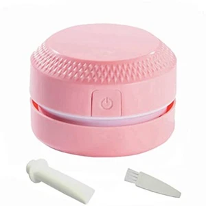 Mini Portable Handheld Tabletop Desktop Vacuum Cleaner for Hairs Crumbs Keyboard - Picture 1 of 7