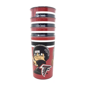 Party Animal NFL Atlanta Falcons Reusable Party Cup 4-Pack, Team Color, - Picture 1 of 1