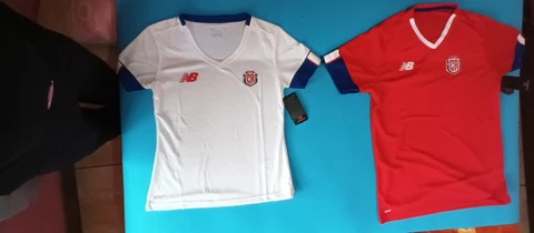 SOCCER JERSEY: SPECIAL-TWO WOMEN'S Soccer Shirts-Costa Rica (LARGE) Cover