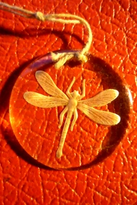 1940 WHW Abzeichen glass pendant Tinnie from Pond Life set - Picture 1 of 2