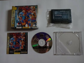 Sega Saturn "X-MEN vs Street Fighter" SS Fighting Game w/RAM Cartridg Japan #134