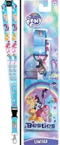 Cordino immagini personaggio My Little Pony con porta badge bestie cast NUOVO MAI USATO - Foto 1 di 1