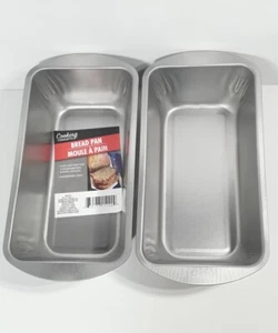 Metal Bakeware Oven Baking Pan Lot of 2 Bread & Loaf Meatloaf Non-Stick Pans - Picture 1 of 7