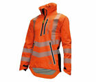 Arbortec Breatheflex Waterproof Breatheable Smock Hi-Vis Jacket Orange Workwear
