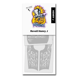 Flame Paint Masks for Revell Henry J - Bild 1 von 2