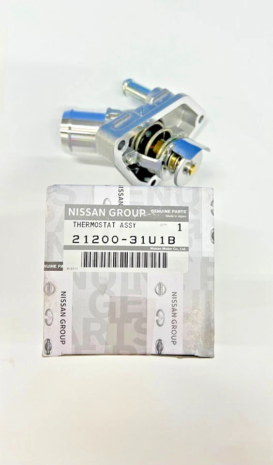 Termostato 2120031U1B GENUÍNO NISSAN INFINITI G35 M35 FRONTIER XTERRA NOVO FABRICANTE DE EQUIPAMENTO ORIGINAL - Imagem 1 de 1