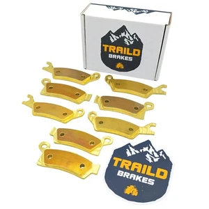 Can-Am Renegade 1000/850/800/570/500 2012-2019 Brass Brake Pad Set - Picture 1 of 7