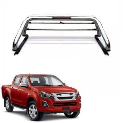 For Ford Ranger T6 T7 T8 Double Cab Chrome Roll Bar Stainless Steel Sports Bar - Image 1 of 4