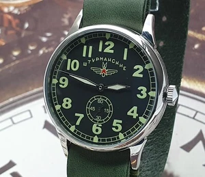 Uhr Sturmanskie Kleid mechanische Armbanduhr Pobeda 2602 Vintage Navigational - Bild 1 von 12