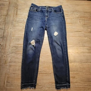 Buffalo David Bitton Women’s 6 / 28 Jess Rip & Repair Mid Rise Skinny Jeans - Picture 1 of 11