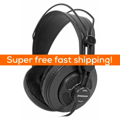 Samson SR850 Professional Semi-open Studio Reference Monitoring Headphones - New - Image 1 of 4