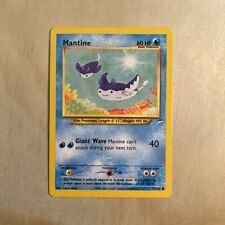 Mantine 74/105 Neo Destiny Common Non Holo Pokemon Trading Card WOTC NM