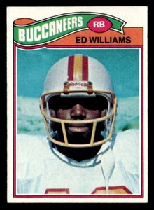 Ed Williams 1977 Topps Rookie Card #148 Tampa Bay Buccaneers - Picture 1 of 2