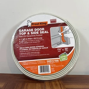 Frost King SG30WH Garage Door Seal Kit, 1-3/4'' W x 30' L x 3/16'' Thick - Picture 1 of 4