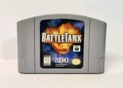 BattleTanx (Nintendo 64, 1998) N64 Authentic Video Game Cartridge Tested - Image 1 of 3
