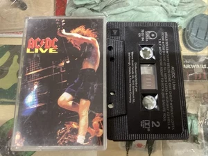 AC/DC Live CASSETTE Tape 1992 Atco 7 92215-4 Malcolm Young, Hells Bells RARE OOP - Picture 1 of 1