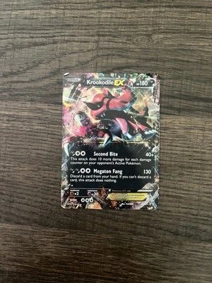 Krookodile EX XY25 - Full Art Holo Ultra Rare - Pokémon TCG Black Star Promo 201 - Image 1 of 2