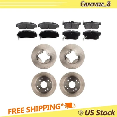 Kit Pastillas Freno y Rotores Delanteros Traseros para Acura TL 2.5L 1995 1996 1997 1998 Foto 1 de 4