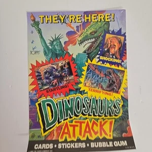 1988 Topps Dinosaur Attack! Poster Insert - Picture 1 of 3