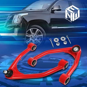 2"-4" Lift Front Upper Control Arms for 2007-2015 Silverado Sierra 1500 Red - Picture 1 of 7