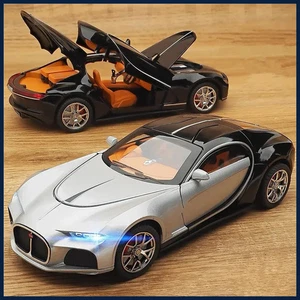 1:32 Bugatti Atlantic Alloy Sport Car Model Diecast Sound Light Simulation Toy - Picture 1 of 19