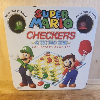 Super Mario - Checkers and Tic Tac Toe Collector's Tin  - Image 1 of 2