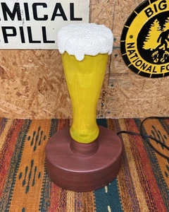 Lumisource Pilsner Electra Beer Glass Plasma Motion Lamp Vintage Man Cave Bar - Picture 1 of 12