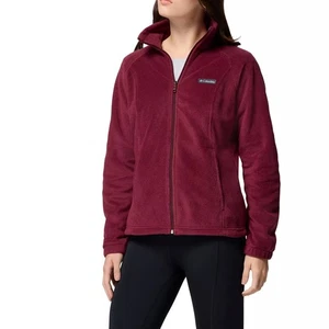 Columbia Mujeres Benton Springs Cremallera Completa Chaqueta Polar Talla US XS Rojo Marionberry - Imagen 1 de 4