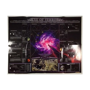 GW Warhammer 40K Arte/Póster Ojo del Terror Sector Mapa Feria+ - Imagen 1 de 1