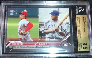 2023 Topps Now # 233 Shohei Ohtani ~ Babe Ruth BGS 9,5 (mejor que PSA 10) - Imagen 1 de 1