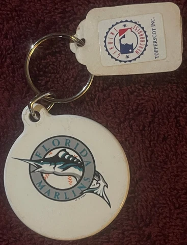 Vintage 1991 Genuine MLB Florida Marlins Keychain, 2 Years Before First Game! Cover