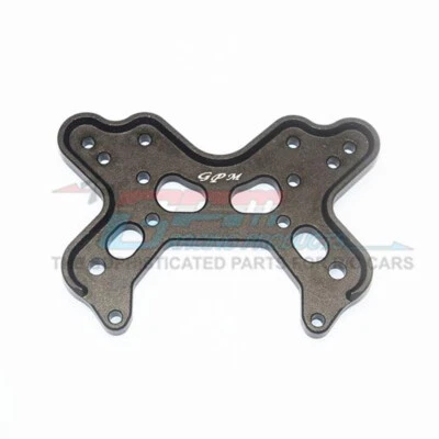 Torre de amortiguador delantero de aluminio GPM Racing negra: Arrma Talion 6S BLX Foto 1 de 3