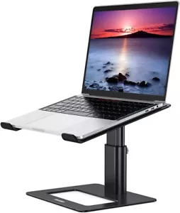 Aluminum Laptop Stand, Ergonomic Adjustable Notebook Stand, Riser Holder Compute - Picture 1 of 9