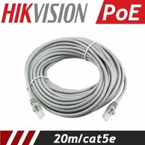 US Hikvision DS-1LN5E-E 20m CAT6E UTP Network Cable for IP Camera 20m RJ45 Cable - Bild 1 von 13