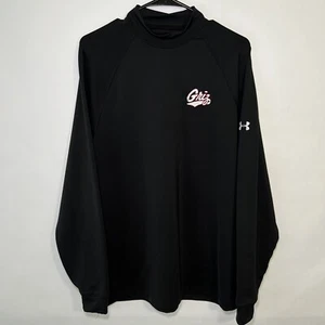 Montana Grizzlies Under Armour Long Sleeve Mock Neck T Shirt Mens Size M Medium - Picture 1 of 8