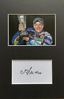Chris Bomber Harris Hand Signed Card 12x8 Photo Mounted Display Speedway.