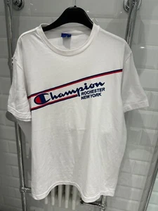 Champion Men's T-Shirt Size Extra Large XL White 100% Cotton Basic - Picture 1 of 1