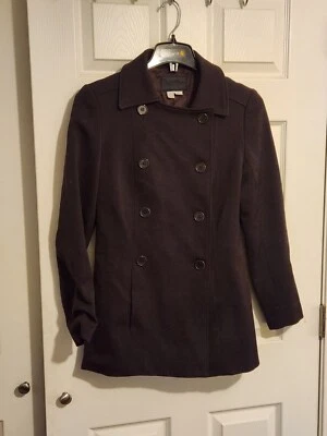 Abrigo Mujer Zara Doble Pecho Mezcla Lana Hecho en España Foto 1 de 4