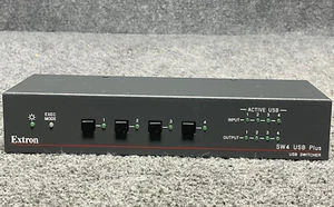 Extron Active USB Switcher SW4 USB Plus 4-Port Input/Output W/O Power Adapter - Picture 1 of 18