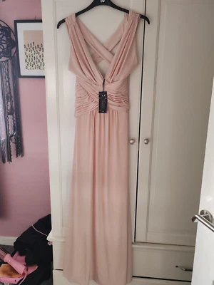 Matthew Williamson Butterfly Prom/Bridesmaid pink maxi dress size 10 bnwt - Image 1 of 4