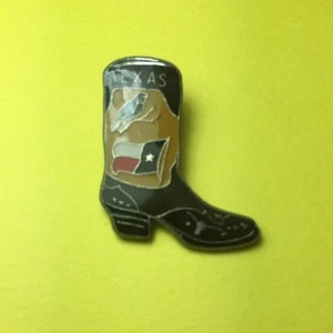 Prendedor de botas Texas con Sinsajo y bandera - Imagen 1 de 1