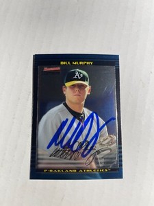 Oakland Athletics BILL MURPHY Signed Card