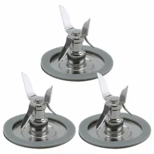 Paquete de 3 cortador de hojas trituradora de hielo 4961-011 con junta para oster oster - Imagen 1 de 4