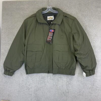 Vintage Horace Small Outerwear XXL 2XL Green Coat Jacket Zipper Military New - Image 1 of 4