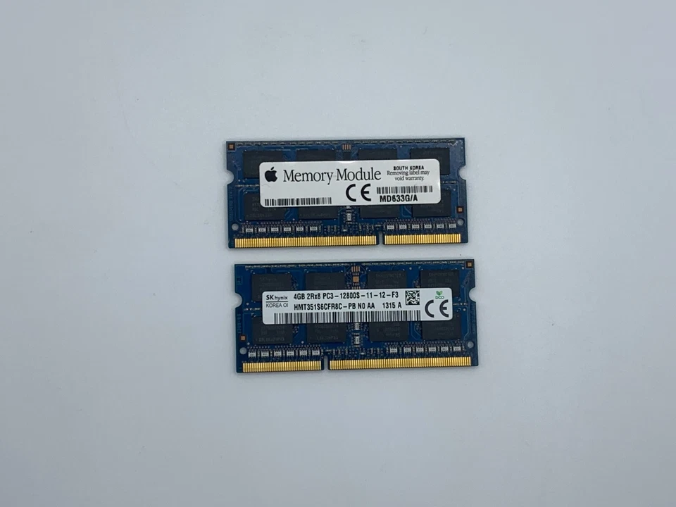 RARE Apple Mac 2012 8GB DDR3 1600MHz PC3-12800S RAM (HMT351S6CFR8C-PB; MD633G/A) - Image 1 of 1