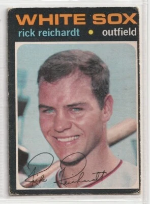1971  O-Pee-Chee Baseball  #643 Rick Reichardt  Chicago White Sox - Image 1 of 2