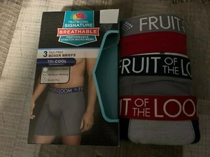 Fruit of the Loom® Signature 3-pack Breathable Micro-Mesh Boxer Briefs MEDIUM - Picture 1 of 2