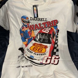 New Darrel Waltrip T-shirt Route 66 Ford Kmart Size Medium On The Winning Route - Picture 1 of 9