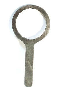 Vintage Werkzeug Metall Lug Nut Schraubenschlüssel groß - Bild 1 von 5